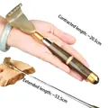 Extendable back scratcher with imitation jade handle, reaches 20.5cm to 53.5cm - Imitation Horn Wood Telescopic Back Scratcher