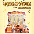 Cute plush cat and dog phone charms collection with colorful accessories in blind box display - Where Does The Owner Of 3235 Hang The 12 Chains? / Random 1pc