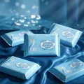Portable 10-pack baby wet wipes with EDI purified water in a blue travel-size pouch - 10 Tablets Of Pure Water Per Pack * 1 Pack
