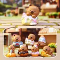 Capybara blind box set with 6 regular and 1 hidden cute dessert themed figures - -131 Capibala Food Box 6 / Whole Box