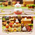 Panda blind box figure with 10 regular and 1 hidden model in cartoon garden landscape - 3227 Tuntun Health Preservation Handbook Box 12 / Random One