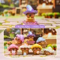 Capybara blind box figurines collection with 6 regular styles and 1 hidden style - -137 Mushroom Mini Card Box 6 / Whole Box