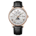 White Face With Rose Gold Casing And Black Trim