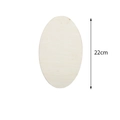 Natural oval wood slice 22cm for DIY crafts and engraving on white background - Oval Style (椭圆22cm)