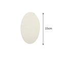 DIY decorative oval wood slice with natural grain texture and 15cm height parameter - Oval Style (椭圆15cm)