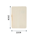 Rectangle wood piece for DIY crafts with rounded edges and dimensions 29cm by 22cm - Rectangular Style (长方形22*29cm)