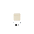 Natural 2cm square wood block with rounded edges for DIY crafts and home decor - Square Style (正方形2cm)