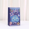 Geschenktüte aus Papier mit Neon-Gaming-Design und Controller-Grafik für Partys - Neon-Controller-Stil (H014-4)
