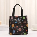 Bolsa de regalo impermeable de tela no tejida con estampados de piruletas - Caramelo Piruleta (9001-12) / Mediano