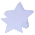 Gros plan d'étoiles découpées en papier lavande empilées pour décoration de tableau mural - Mauve Clair