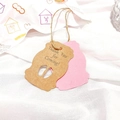 Etichette regalo a forma di barattolo con scritta Thank You for Coming e corda di canapa - Stile Impronta Rosa