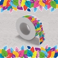 Bunte wasserfeste Herbstblätter-Bordüre Aufkleber für Tafel- und DIY-Dekorationsrollen - Bunte Blätter Muster / Rollenform