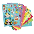 Easter kids sticker set featuring bunnies, eggs and chicks for DIY party favors - 8 Designs * 1 = 8 Sheets/set * 15 * 21cm
