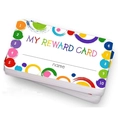 Colorful My Reward Card for teachers and students with 1-10 progress tracking points - Colorful