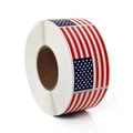 Rolle mit rechteckigen USA-Flaggen-Aufklebern für die Dekoration zum Unabhängigkeitstag - USA Flagge (Rechteckig)
