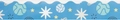 Blue ocean starry sky space theme bulletin board border sticker with wavy edge trim - Ocean Starry Sky / 6.35cm*6M