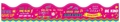 Pink wavy bulletin board border with motivational quotes and colorful cartoon icons - Style 6 Rose Red / 7cmx5M