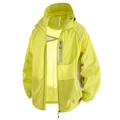 UPF50+ fluorescent yellow sun protection jacket with breathable mesh and reflective zipper - Yellow