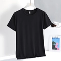Schwarzes schnelltrocknendes Wander-T-Shirt für Damen mit atmungsaktivem Mesh-Gewebe - M【90-110】 / Oberteile / Schwarz