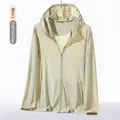 Men's UPF 50+ breathable sun protection jacket in Cool Tea Grey color style - 3XL / Tops / Cool Tea Gray