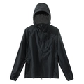 Black retro outdoor sun protection jacket with UV protection and lightweight breathable fabric - S / Dark Black