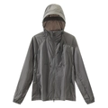 Retro lightweight grey outdoor sun protection jacket with breathable hood design - Charcoal Gray