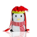 Simpatico sacchetto di caramelle natalizio a forma di pinguino con cordoncino rosso - Pinguino