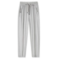 Light gray quick-dry elastic joggers for men and women featuring zippered pockets - M / Bottoms / Women's - Jogger / Lunar Gray