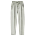 Quick-dry light green outdoor joggers with elastic waist, drawstring, and zipper pockets - M / Bottoms / Women's - Jogger / Tea Gray