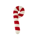 Cuscino di peluche a bastoncino di zucchero natalizio a strisce rosse e bianche - 34cm (13.4pollici)