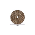 Champagne gold 18-inch sequin Christmas tree skirt with shimmering circular patterns - S