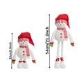 Lot de bonhommes de neige de Noël en peluche avec bonnets rétractables de 33 à 54 cm - Spécification 54cm