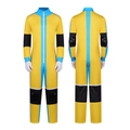 Combinaisons de Cosplay jaune et bleu, inspirées par les tenues de jeux apocalyptiques - S / Style Jaune