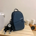 Borsa a tracolla blu scuro capiente con ciondolo a forma di gorilla - Con Ciondolo / Blu
