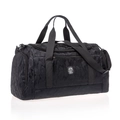 Large capacity black camouflage oxford travel bag with crossbody strap for sport and fitness - Black