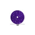 Jupe de sapin de Noël à paillettes violettes 18 pouces avec surface brillante réfléchissante - Diamètre 45cm