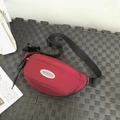 Sac de poitrine sport rouge décontracté avec bandoulière réglable pour homme et femme - Rouge