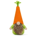 Easter gnome plush toy featuring a carrot orange hat and green coat decoration - Carrot Hat