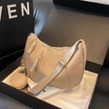 Beige hobo-tas met brede riem en mini-muntportemonnee in een luxe geschenkdoos - Khaki