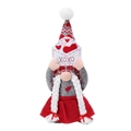 Gnome en peluche pour Saint-Valentin avec bonnet rouge et enveloppe cœur XOXO - Style Femme