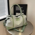 Sac de voyage élégant vert clair grande capacité avec bandoulière pour femmes - Vert menthe