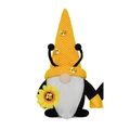 Bee festival gnome plush with yellow knitted hat and sunflower decoration - Male Style (With Sunflower)