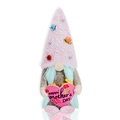 Gnome de fête des mères rose avec barbe verte et cœur Happy Mother's Day - Style Femme (HAPPY mother's DAY)