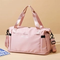 Large capacity pink lightweight travel duffle bag for gym, hospital and weekend trips - Sweet Pink