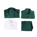 Grünes Alexander Hamilton Cosplay Kostüm Set mit Jacke Weste Hemd und Hose - S / Set mit grünen Zirkonia