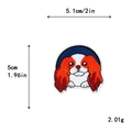 Detailed Cavalier King Charles Spaniel embroidered patch 5.1cm wide for DIY clothing - Cavalier King Charles Spaniel Style (10703)
