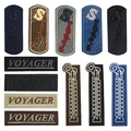 Set mit bestickten Aufnähern, Sportbuchstaben und Reißverschluss-Design für Kleidung - Komplettes Set Kombination (GZ-Full Set)
