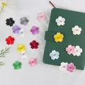 Delicate cherry blossom embroidery patches in various colors for Hanfu DIY decoration - Assorted Colors Style Collection