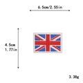 British Union Jack embroidered patch with size dimensions 6.5x4.5cm for DIY clothing - Gz-2195*gq5