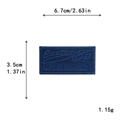 Navy blue Classic 85 embroidered patch for T-shirts measuring 6.7x3.5cm - Dark Blue Classic 85 Style (GZ-3156)